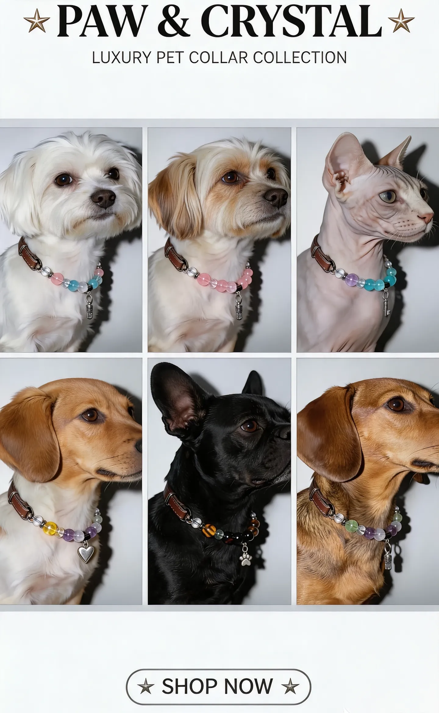 Aquamarine Walk Collar