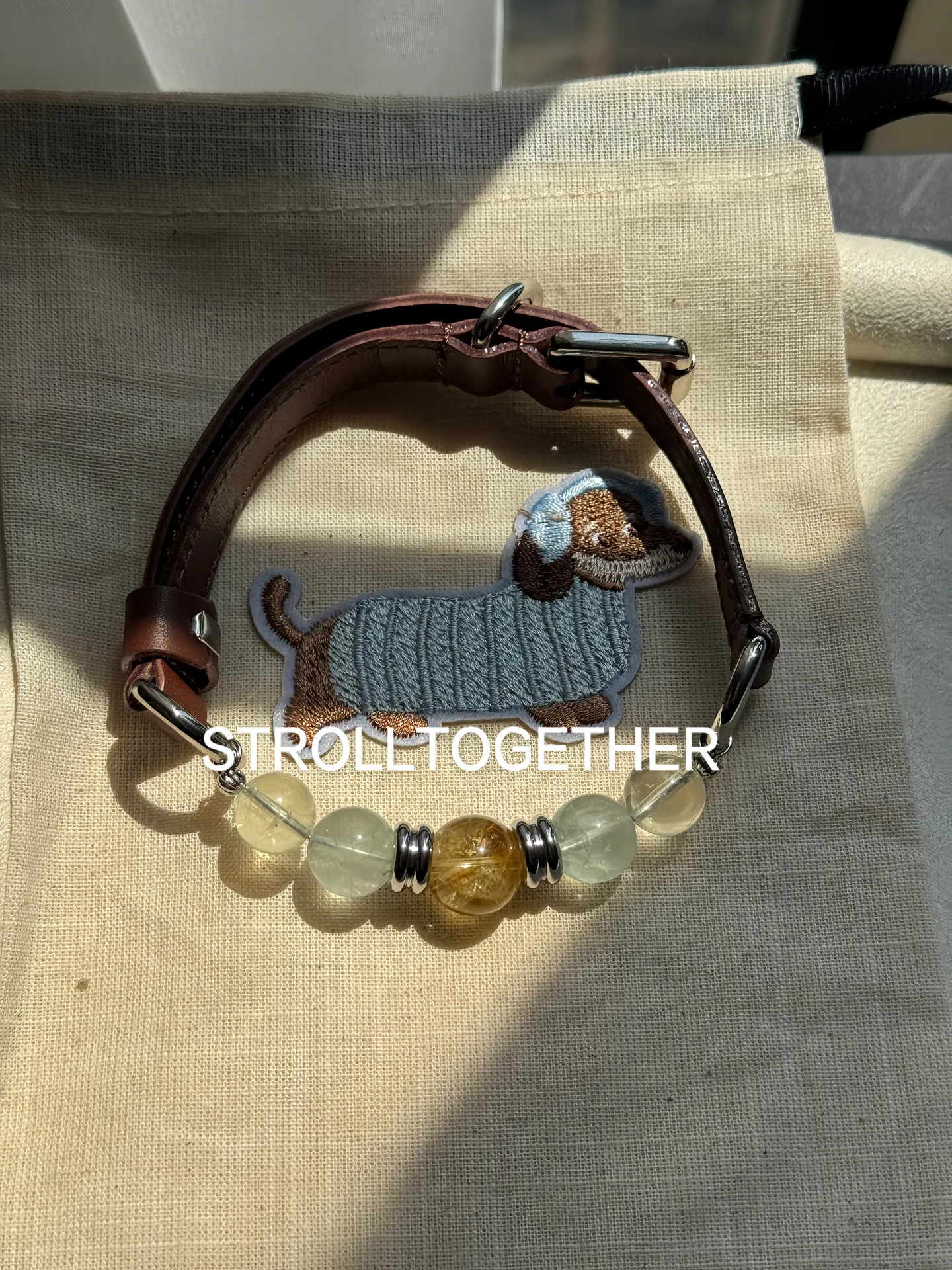 Pearl Quartz Portrait Collar III