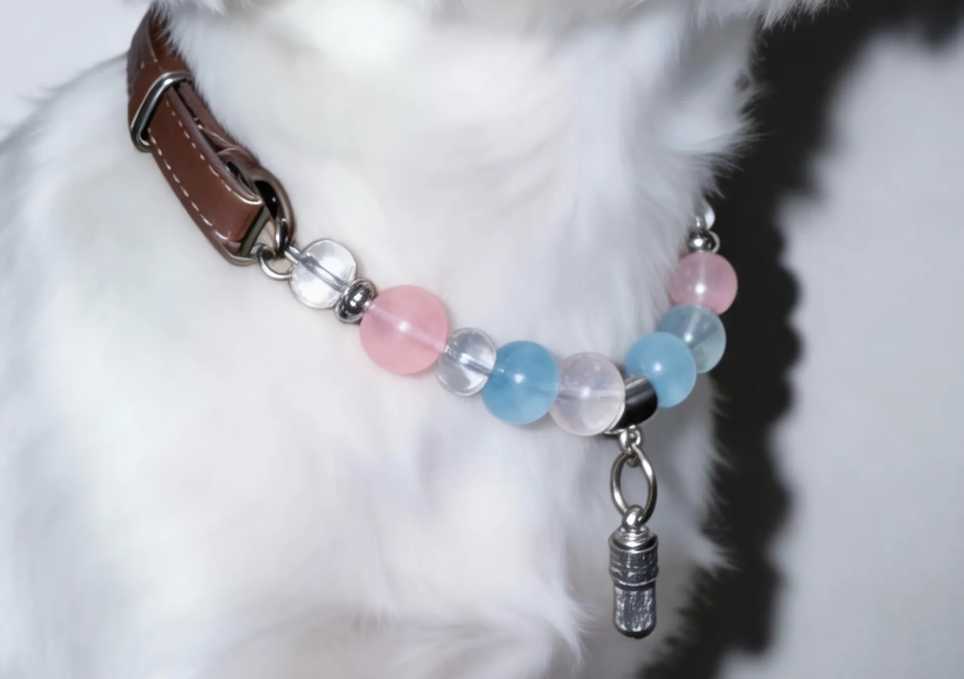 Pearl Quartz Portrait Collar IIII