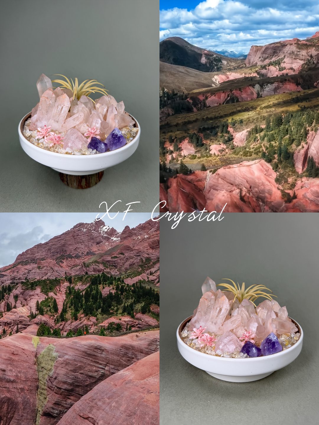 Rose Amethyst Bedside