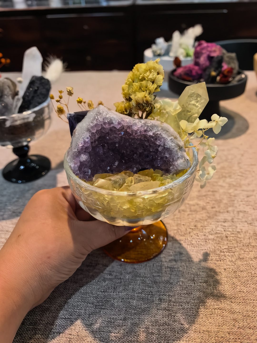 Moss Quartz Living Bowl