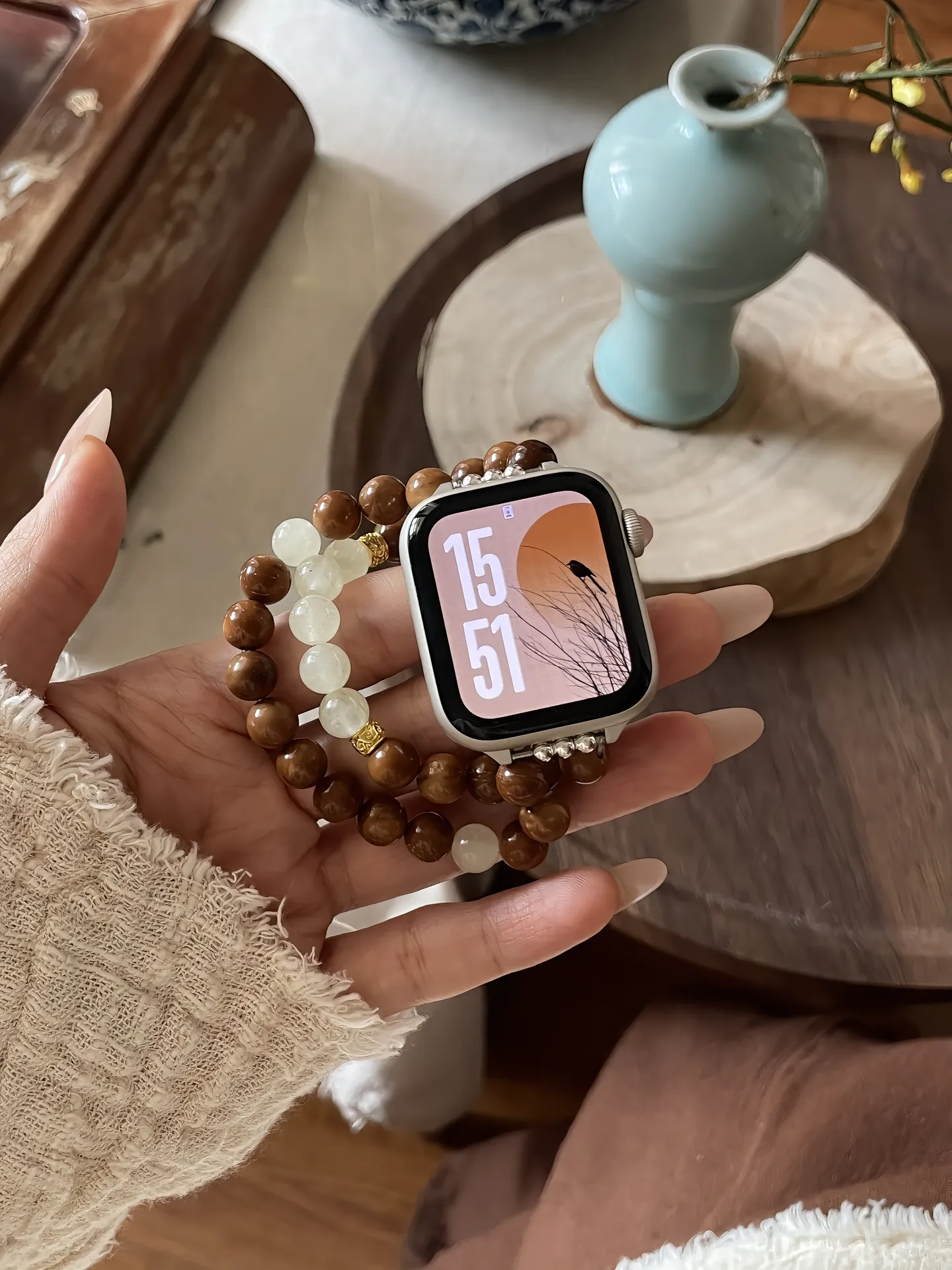 Rose Quartz Soft Hour Band II