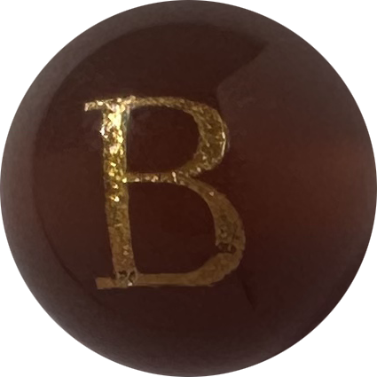 Red Onyx Initial B