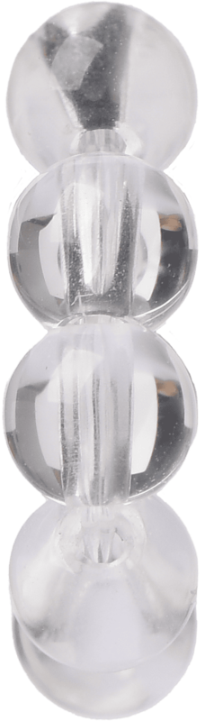 White Crystal Running Bead