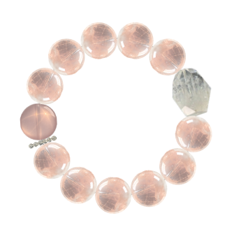 OVVO snow pink crystal bracelet formula