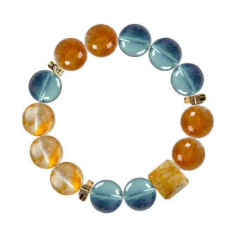 OVVO sunset citrine crystal bracelet formula