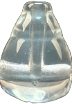 Clear Quartz Three-Way Bead material