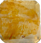 Yellow Garden Quartz Cube Bead