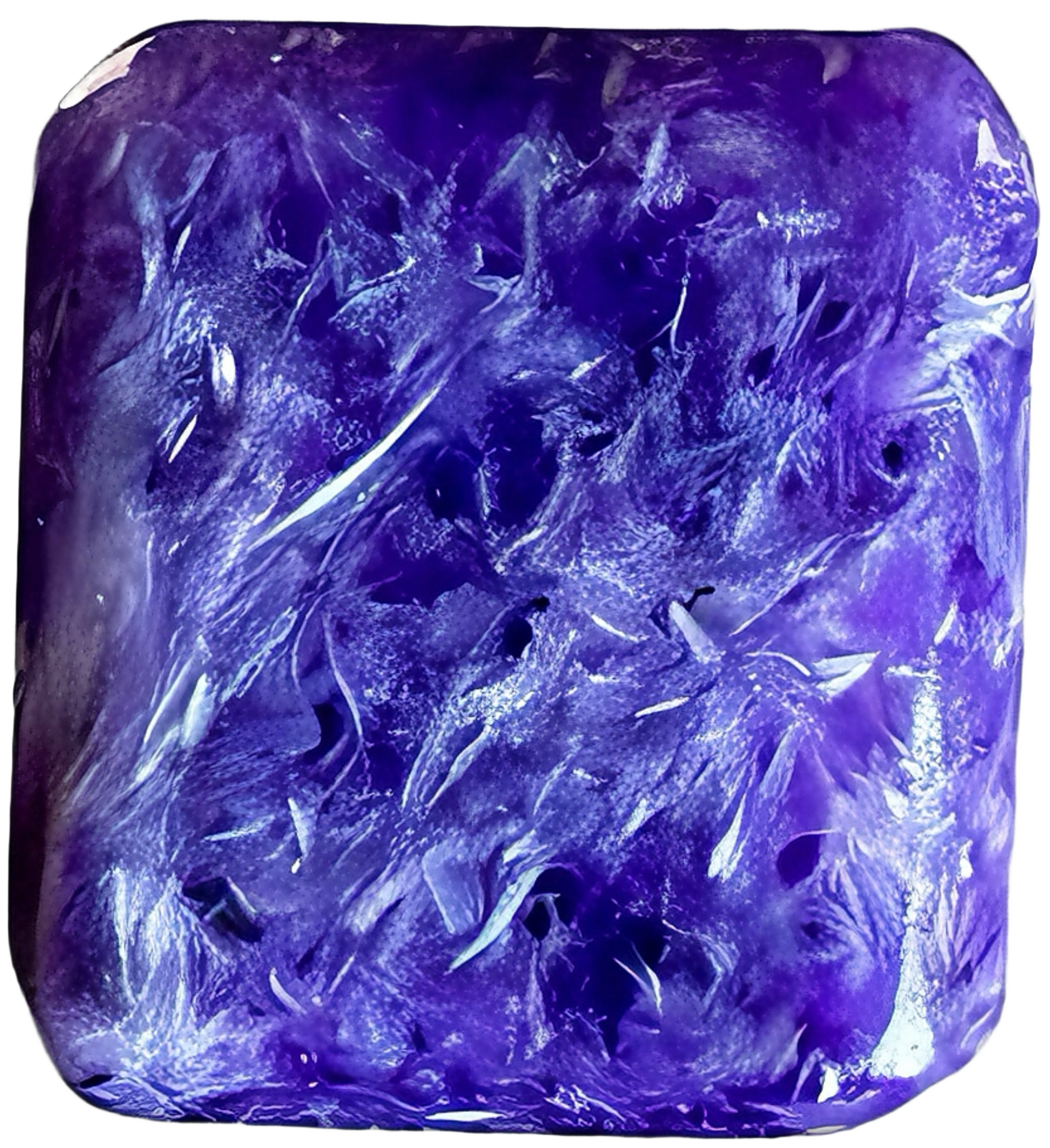 Charoite Cube Bead material