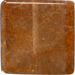 Copper Rutilated Quartz Cube Bead material