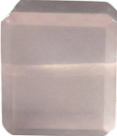 Rose Quartz Cube Bead