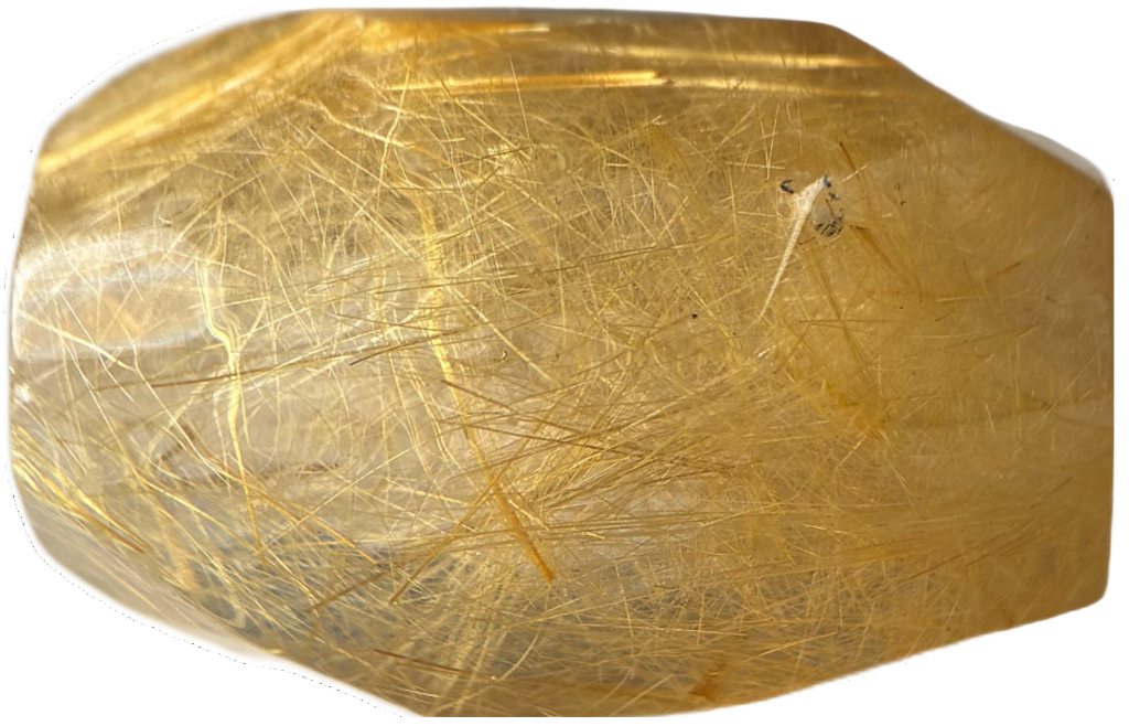 Titanium Rutilated Quartz Freeform Crystal