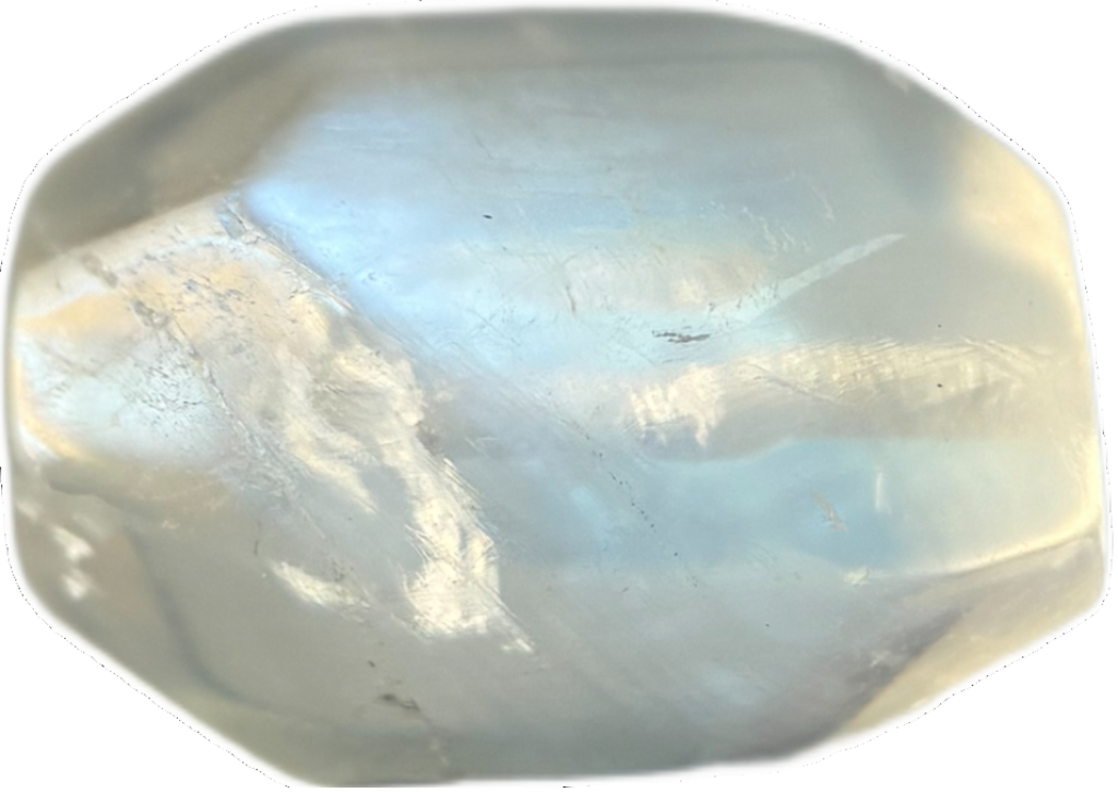 Blue Moonstone Freeform Crystal material
