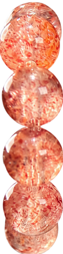 Strawberry Quartz Slider Charm