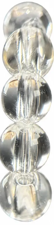 Clear Quartz Slider Charm