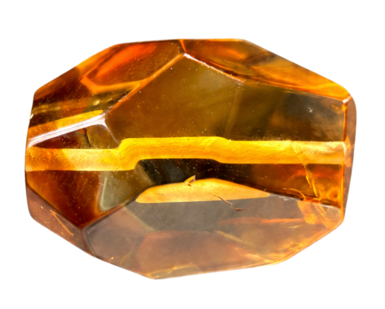 Brazilian Caramel Citrine Freeform Crystal material